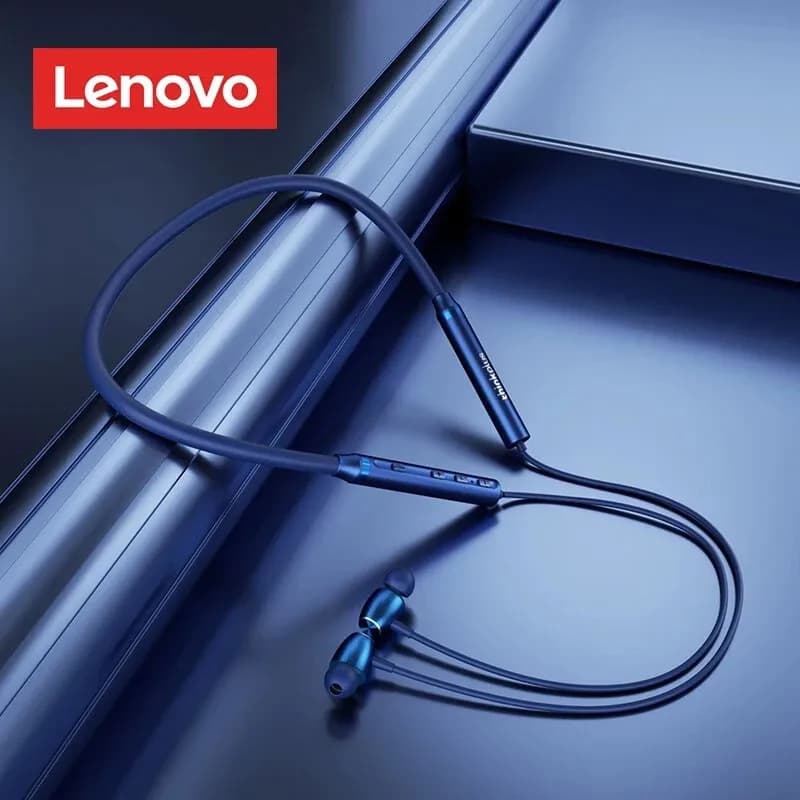 Origial Lenovo HE05X ii auricolari magnetici con cinturino al collo cuffie senza fili Bluetooth V5.0 con archetto da collo cuffie sportive impermeabili