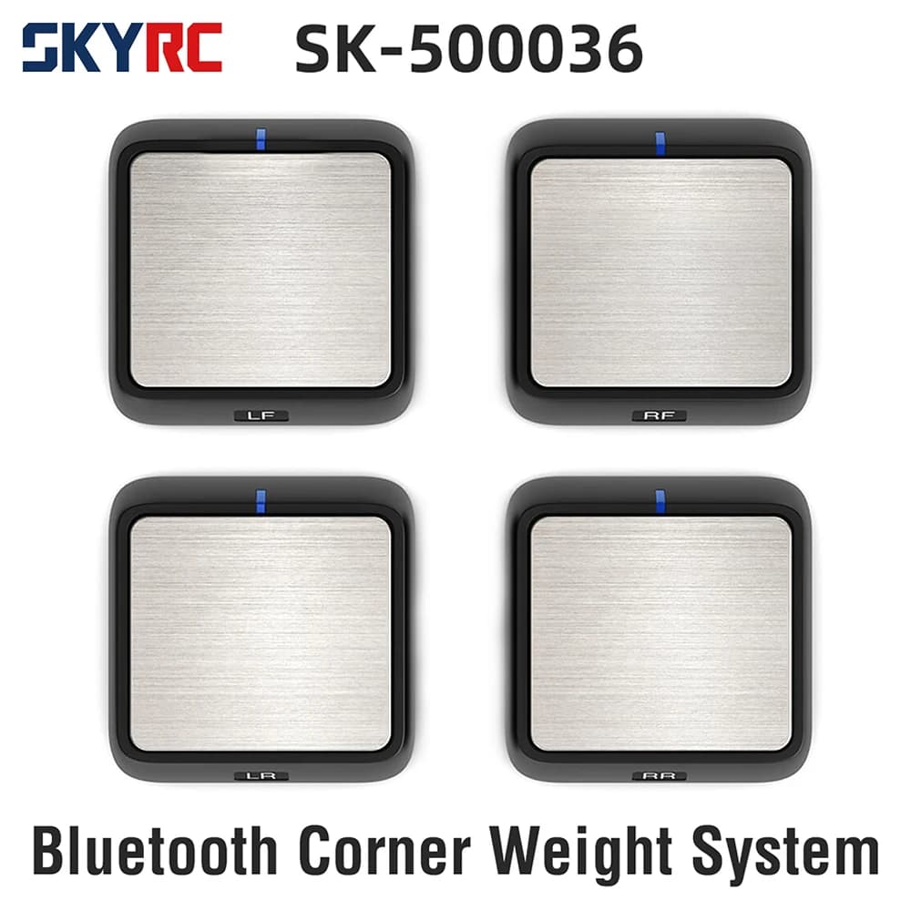 SKYRC CWS Corner Weight System Wireless Bluetooth Balancing Kit for Auto RC SK-500036 for Auto RC, Truck and Buggy 1/8, 1/10, 1/12