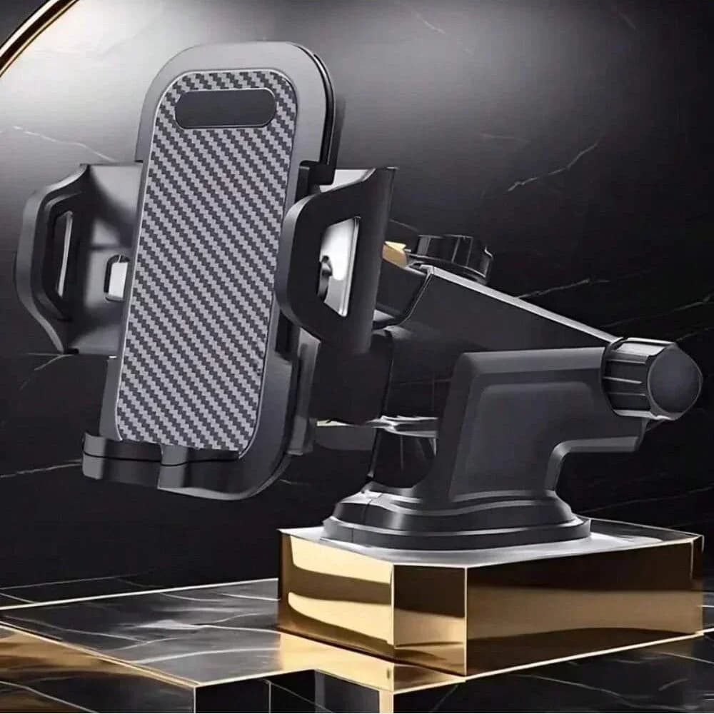 Supporto universale per telefono da auto, clip multifunzionale per navigazione con ventosa adesiva resistente