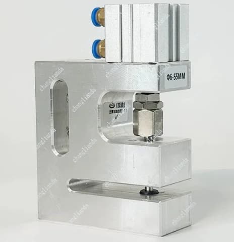 1-3MM Round Hole Pneumatic Puncher Plastic Bag Punch Machine Material Passing Width 150Mm Packaging PP Film PE Punching Machine