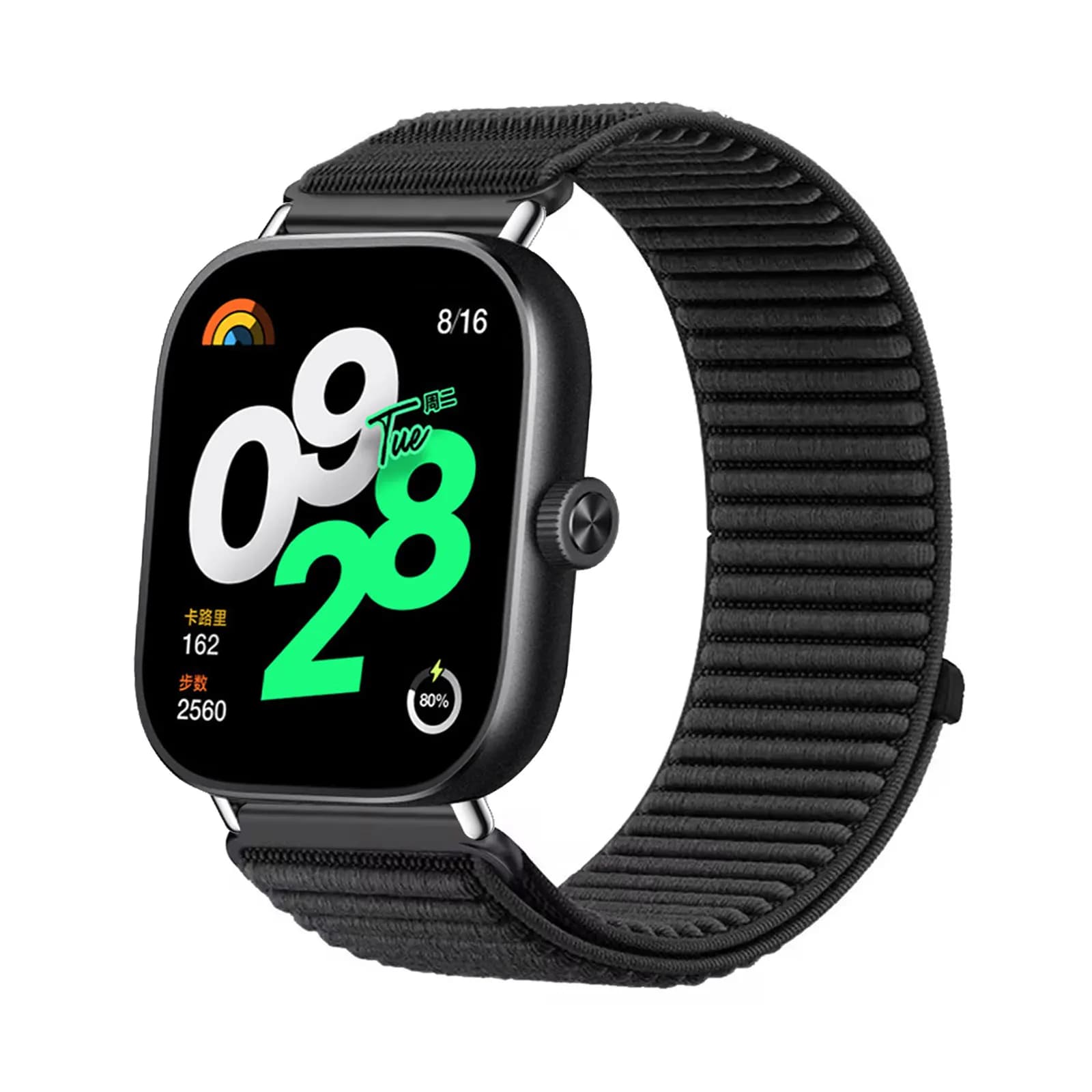 Cinturini in nylon per Xiaomi Redmi Watch 5/Redmi Watch 4/Mi Band 8 Pro/Mi Band 9 Pro Band, cinturino in nylon elastico morbido con velcro