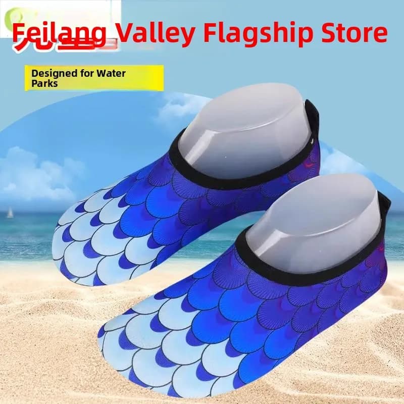 Scarpe da Spiaggia per Bambini, Calzature per Parchi Acquatici, Nuoto e Snorkeling, Antiscivolo, Resistenti ai Tagli, Suola Morbida, Delicate sulla Pelle