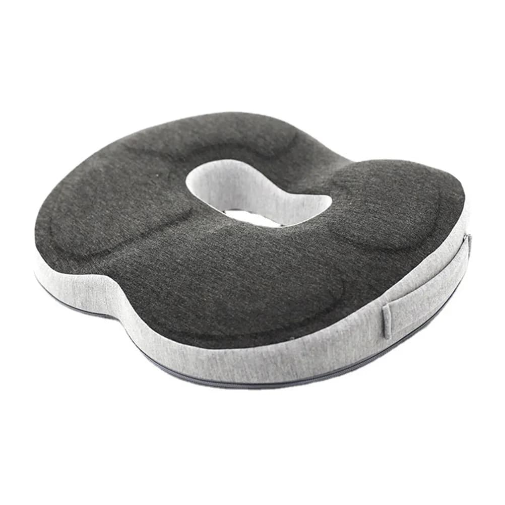 Cuscino Ergonomico in Memory Foam per Seduta, Sollievo dal Dolore al Coccige, per Sedia, Auto, Post Parto, a Ciambella