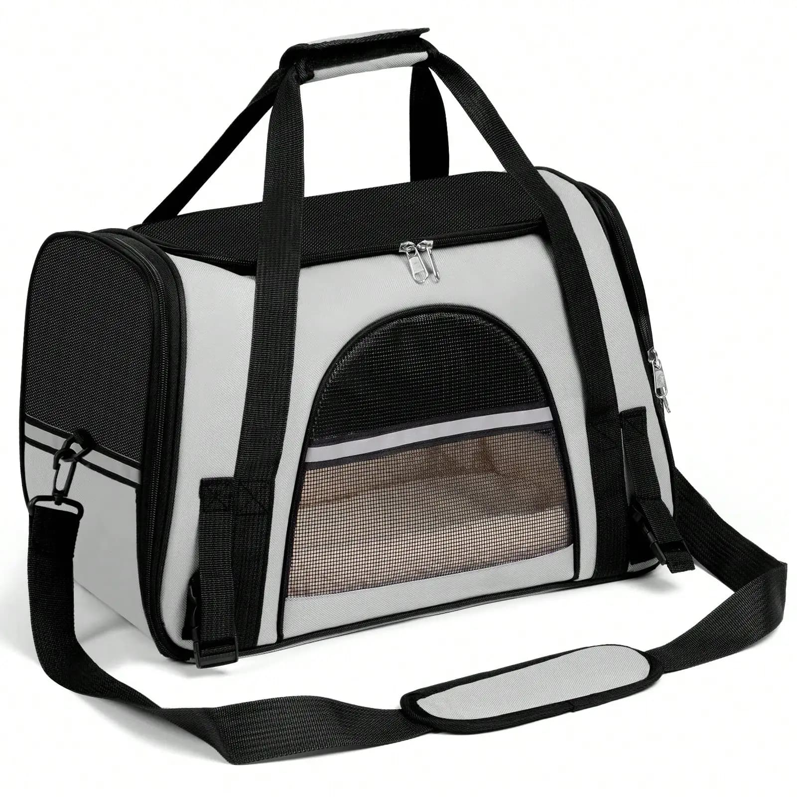 Trasportino portatile per animali domestici approvato TSA, borsa per cani e gatti fino a 9 kg (20 libbre)