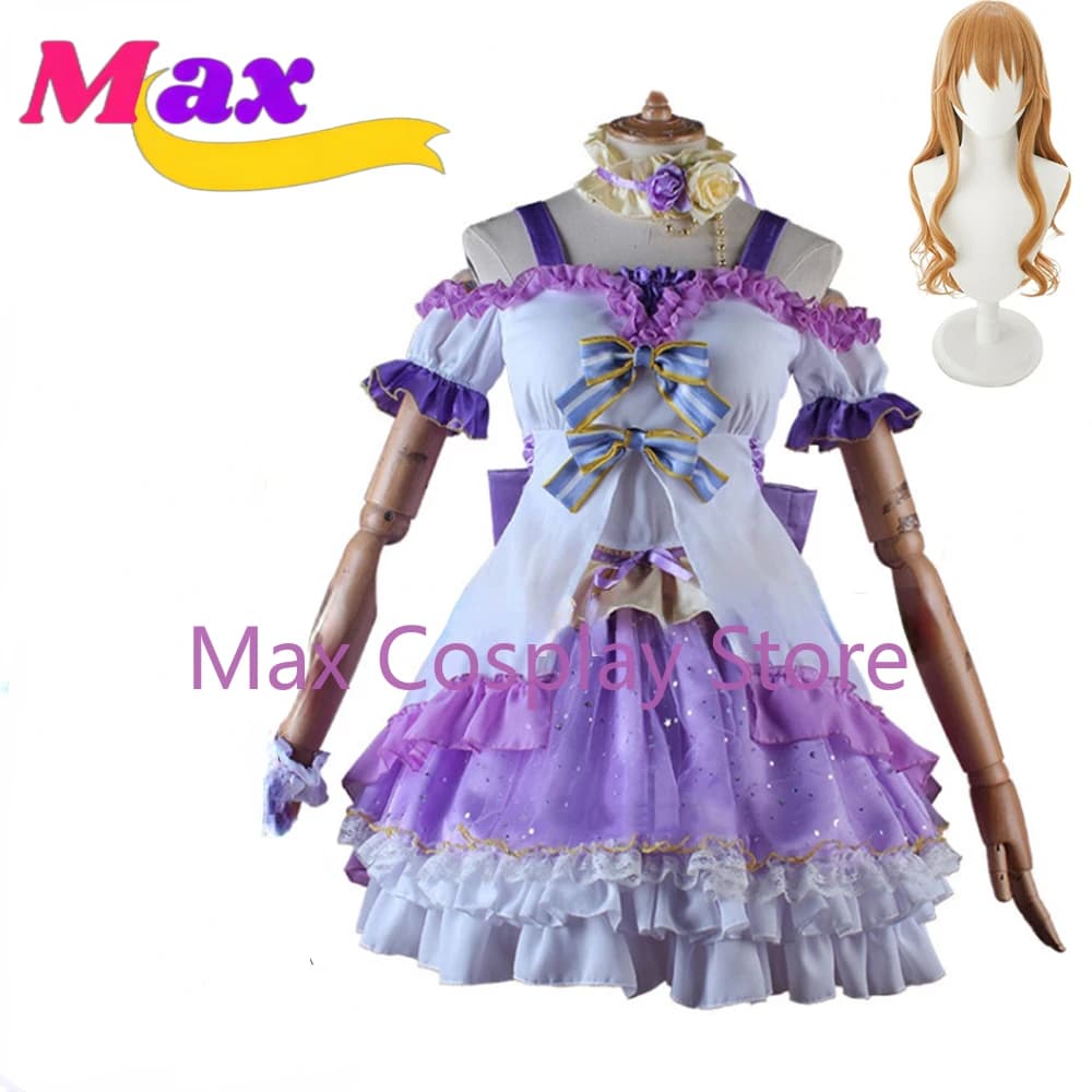 Max Anim Nijigasaki High School Idol Club Konoe Kanata Dress Uniform Outfit Anime Halloween Cosplay Costume Custom Made LL