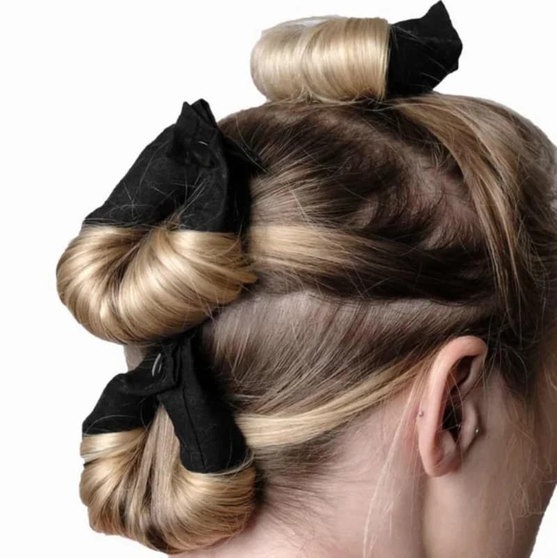 6Pcs Heatless Curling Rod Band No Heat Silk Curls Hair Rollers Sleeping Lazy Soft Hair Bigodini Foam Rod Tools for Hair Styling