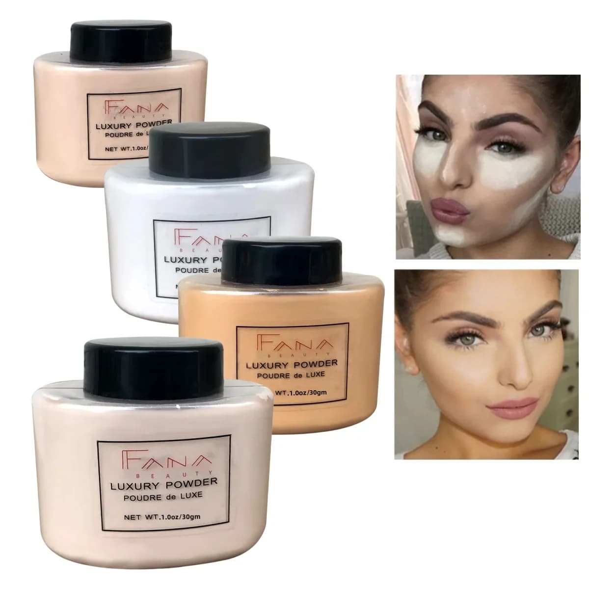 Banana Powder For Women Background For Face Banana Powder Bottles Powder Cypria Powder Oil Control Cosmetics For Waterproof Beauty Makeup