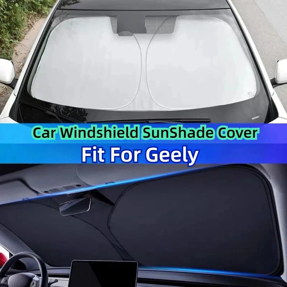 Parasole Protettivo per Parabrezza Anteriore Auto, Protezione UV per Geely Emgrand X7 EC7 Atlas Boyue GC6 EC8 Atlas