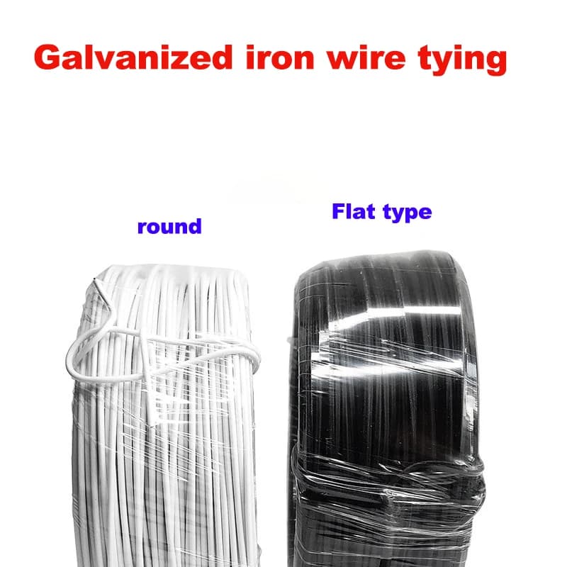 Filo zincato, filo di ferro rivestito in plastica, fascetta per cavi, organizer per cavi, fascetta per cavi, nastro per fissaggio e legatura di rami da giardino
