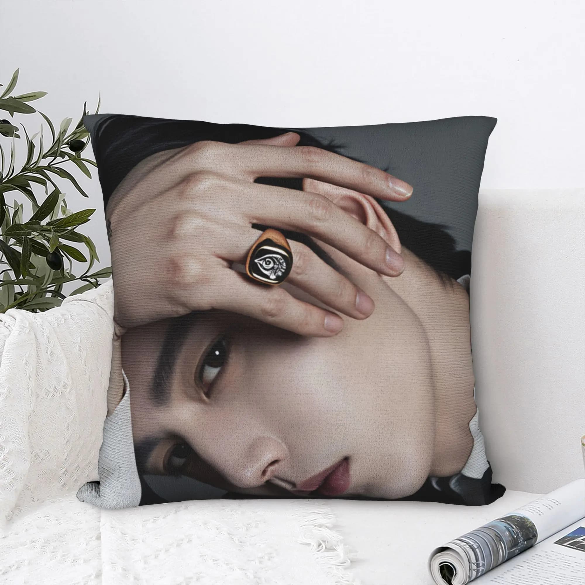 Zhang Linghe Pillow Case Print Pillow Cover For Sofa Home Decoration Cute Funny Pillowcases