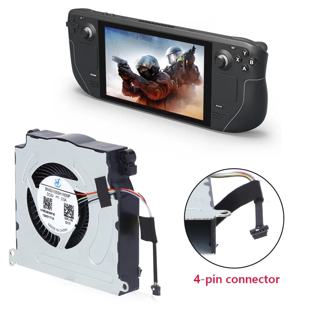 BN5010S5H-N00P CPU Cooling Fan for Steam Deck Q1 Q2 Go Game console Cooling Device for VALVE Steam Deck Game Console Repair Parts