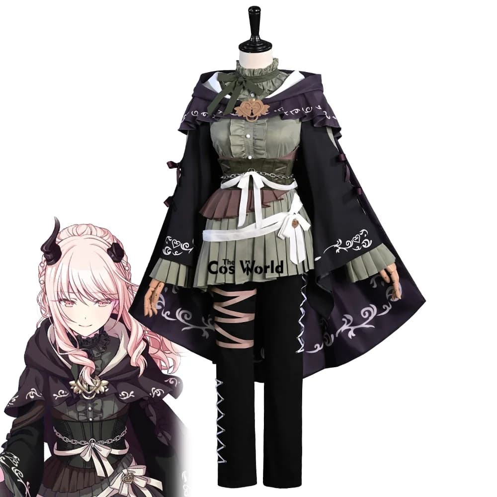 Costumi Cosplay PJSK Reverse Hermit Mizuki Akiyama, Abiti per Anime e Giochi