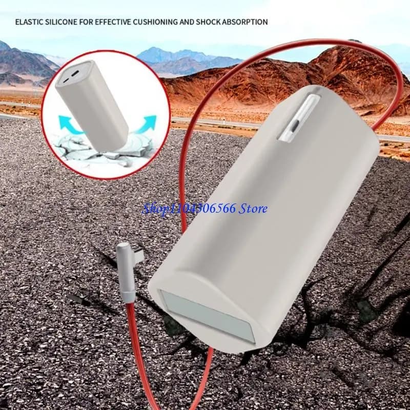 02DD Custodia in silicone antigoccia per SUPERVOOC 150W Powerbank 20000mAh Flessibile Modello antiscivolo Pulizia