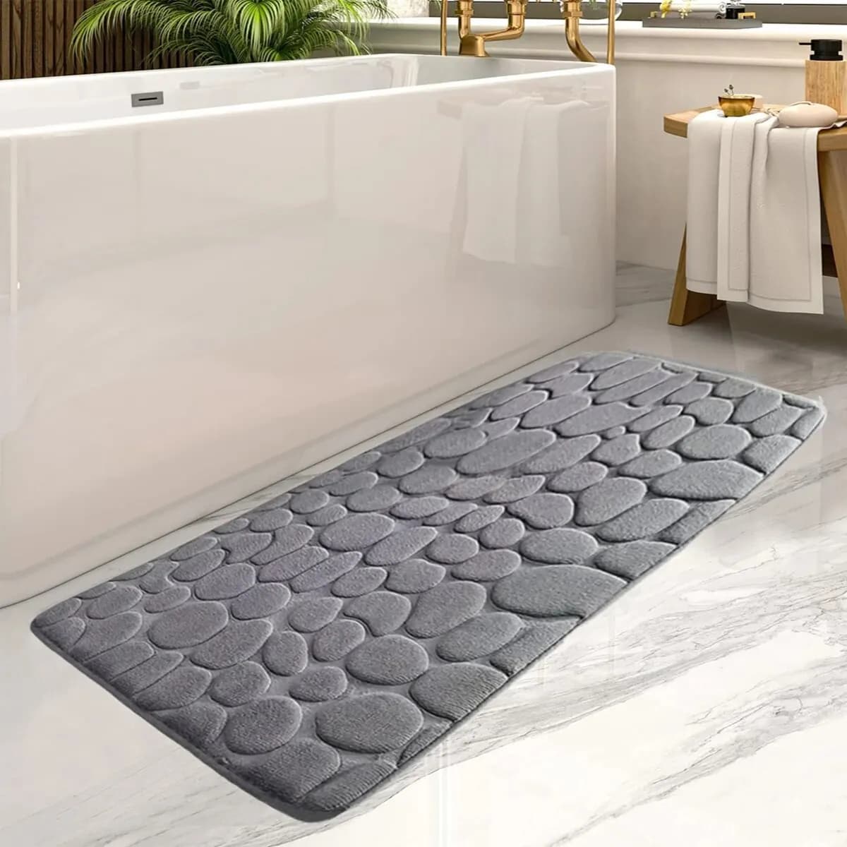 Tappetino da bagno grande Tappetino da bagno assorbente per acqua Tappetino da bagno antiscivolo Tappetino da bagno Decorazione della casa