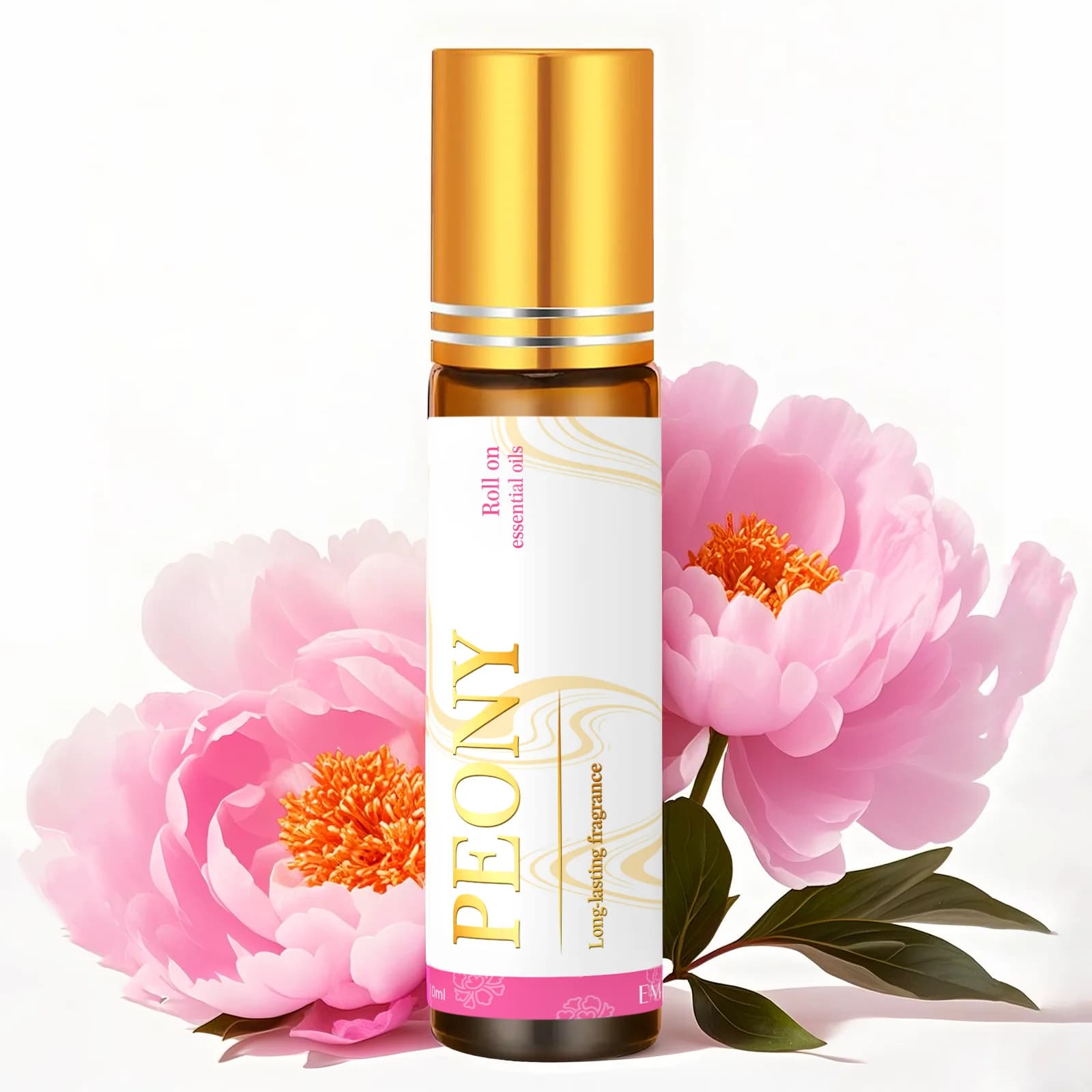 10ml Peonia Olio Essenziale Rollerball Profumo Fragranza Floreale Aromaterapia delle Donne Cura Della Pelle Cura Delle Unghie Massaggio Del Corpo Regalo di Festa
