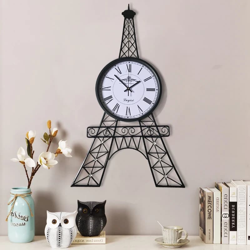 Art Mural Wall Clocks Aesthetic Design Creative Nordic Wall Watch Minimalist Bedrooms Classic Flip Duvar Saati Home Decoration