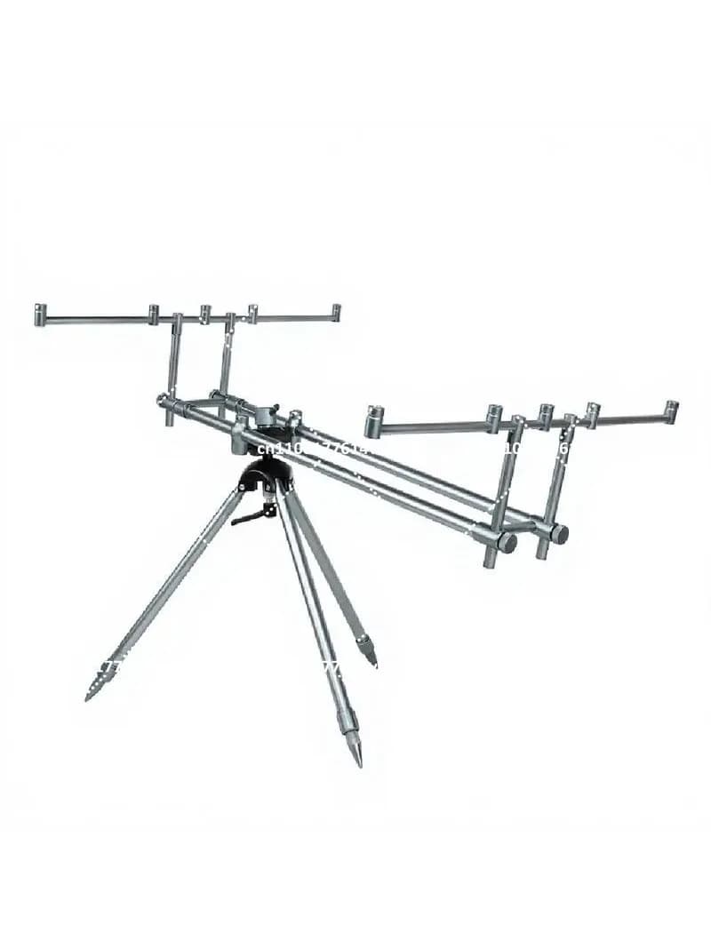 Adjustable 3-Leg Fishing Rod Stand Telescopic Folding Pole Holder for Carp Fishing