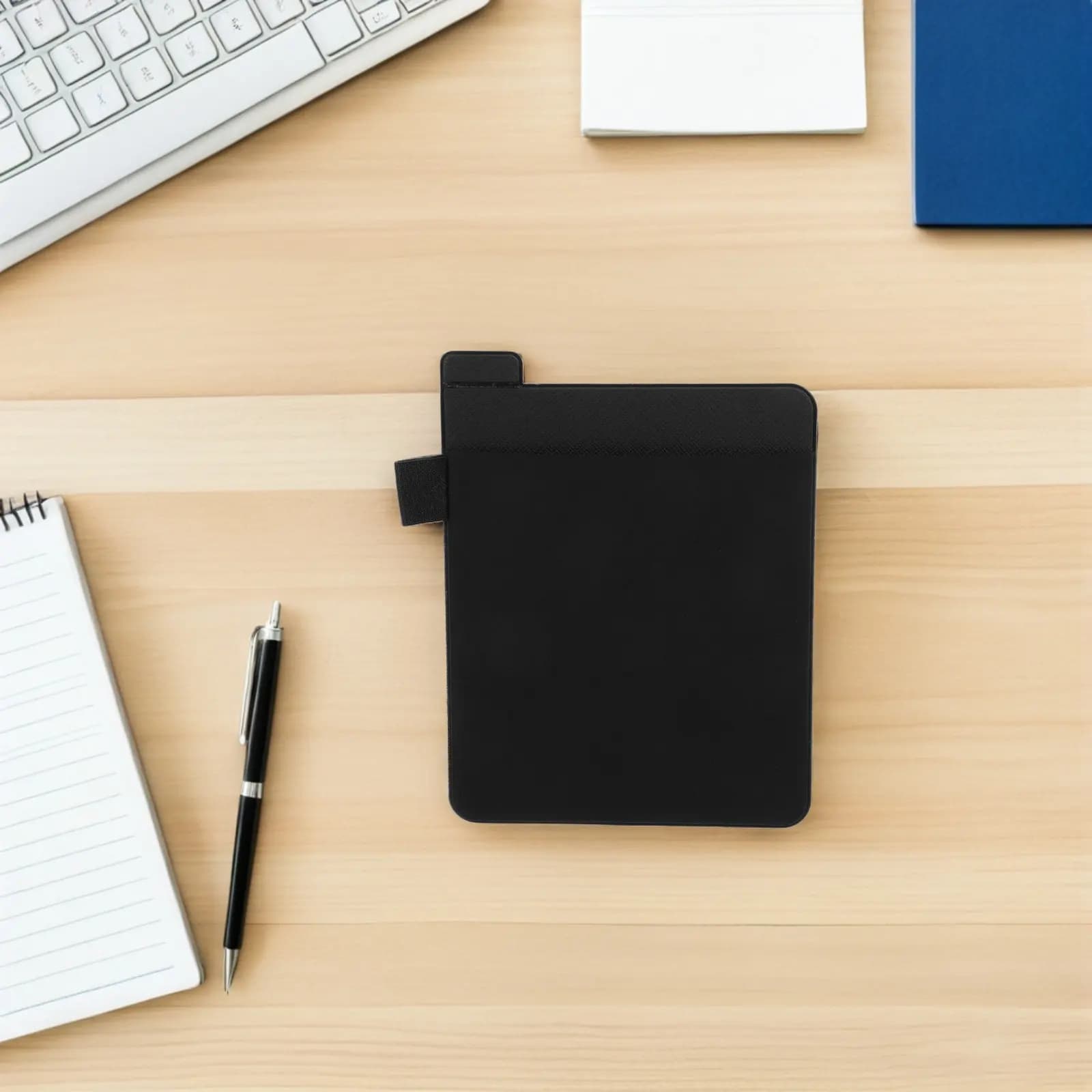 Custodia Adesiva per Mouse da Laptop, Portatile, con Scomparto per Penna, Custodia Protettiva da Viaggio per Mouse per Ufficio e Scuola