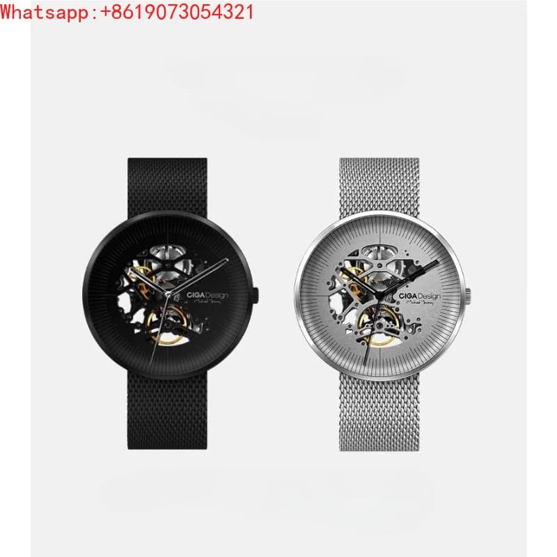 The Great Qin Empire CIGA design mechanical watch MY series hollow business stainless steel men's watch waterproof classic watch