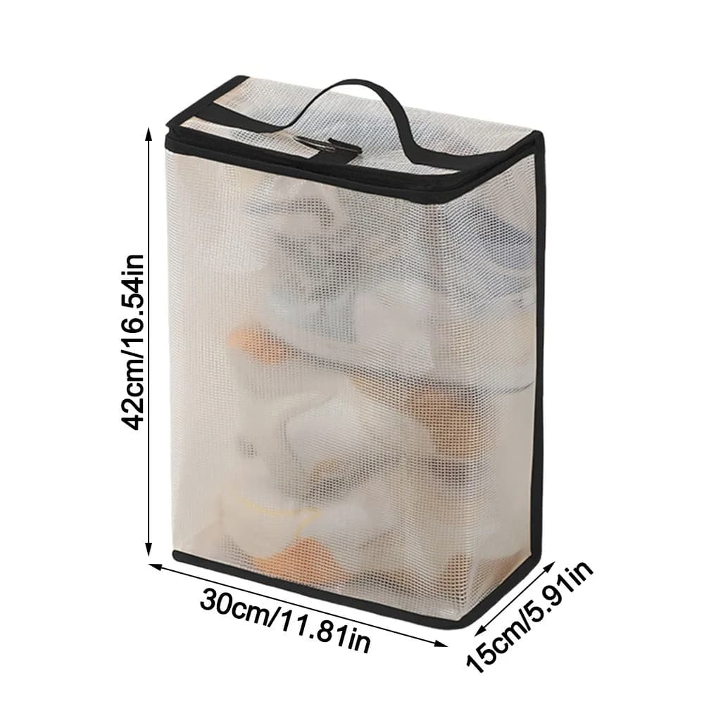 New PVC Travel Shoe Bags with Zipper Breathable Storage Bags Waterproof Moisture Proof Dust Makeup Laundry Bag