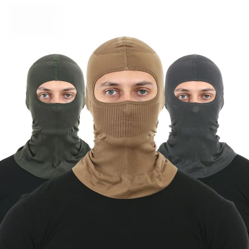 Riding Face Mask Thin Summer Style Windproof Quick Dry Breathable Mesh Color Face Cover for Motorcycle Helmet Liner