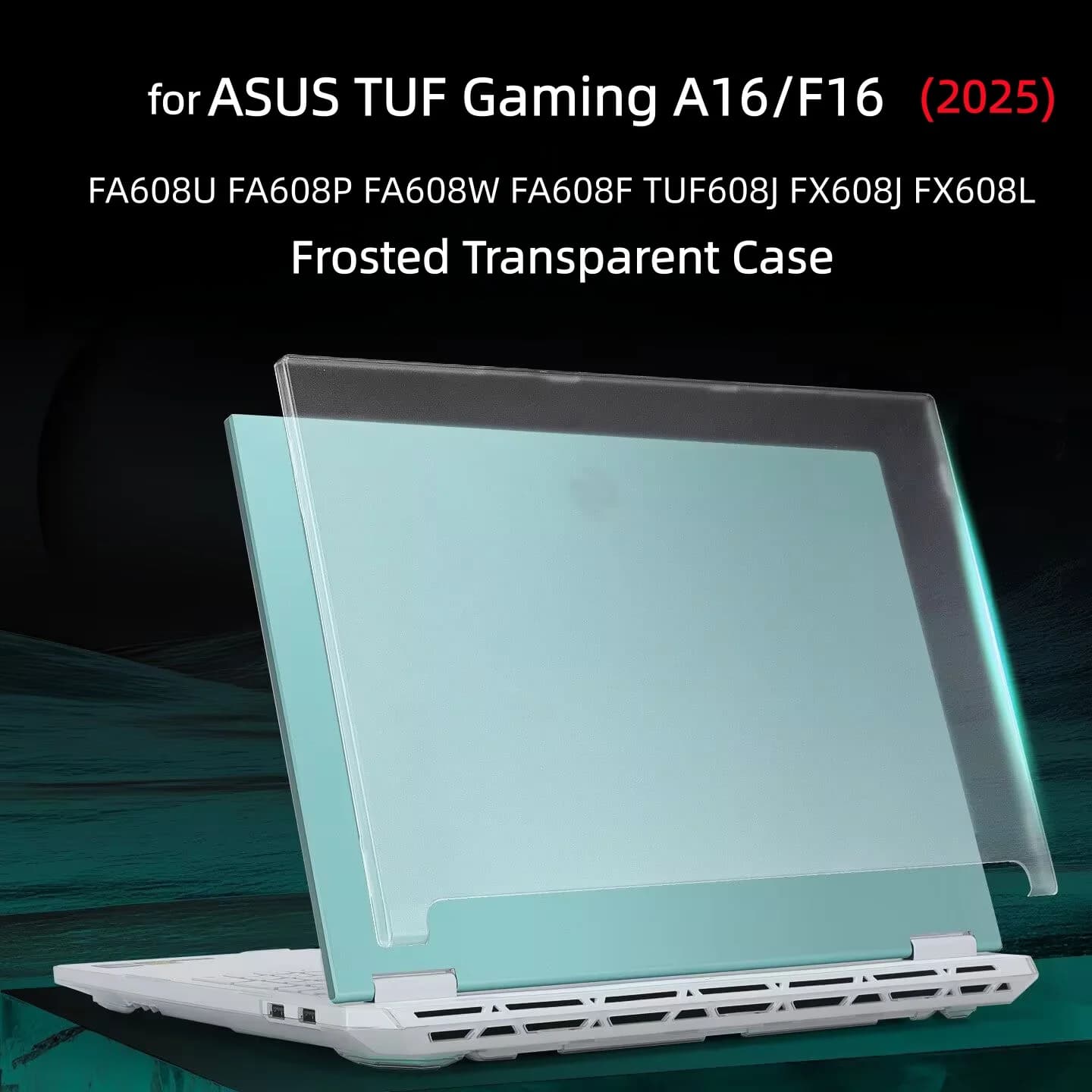 Custodia Trasparente Satinata per ASUS TUF Gaming A16 F16 2025 FA608 FX608, Guscio Protettivo Rigido Anti-Graffio per Tianxuan 6/6Pro