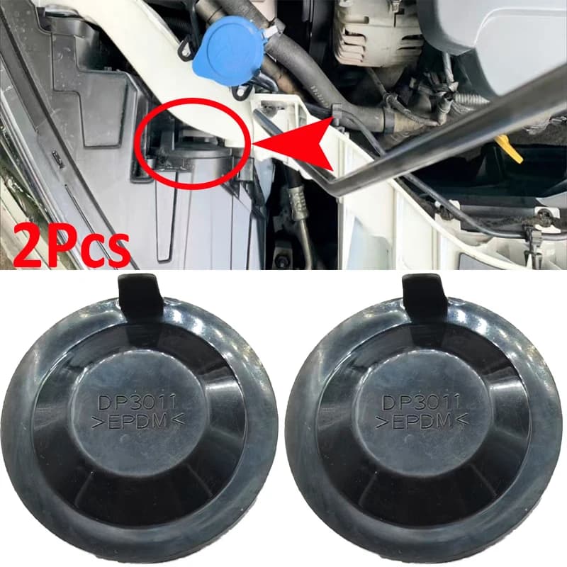 2 pezzi faro parapolvere sigillante impermeabile antipolvere faro tappo luce trim per Ford Focus 2009-2012 2012-2014