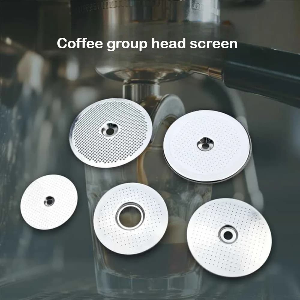 Multiple Sizes Coffee Group Head Precision Shower Screen – Stainless Steel Group Head Screen for Espresso Machines