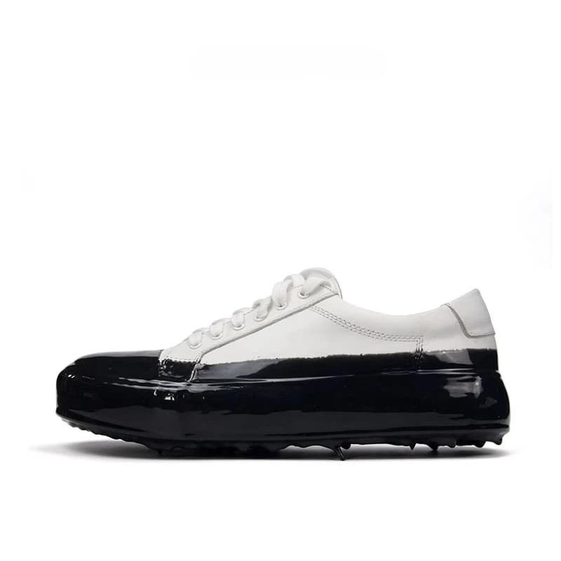 Nuove scarpe firmate da uomo in vera pelle casual sportive stringate in pelle bovina sneakers derby da esterno vintage scarpe da uomo con suola spessa