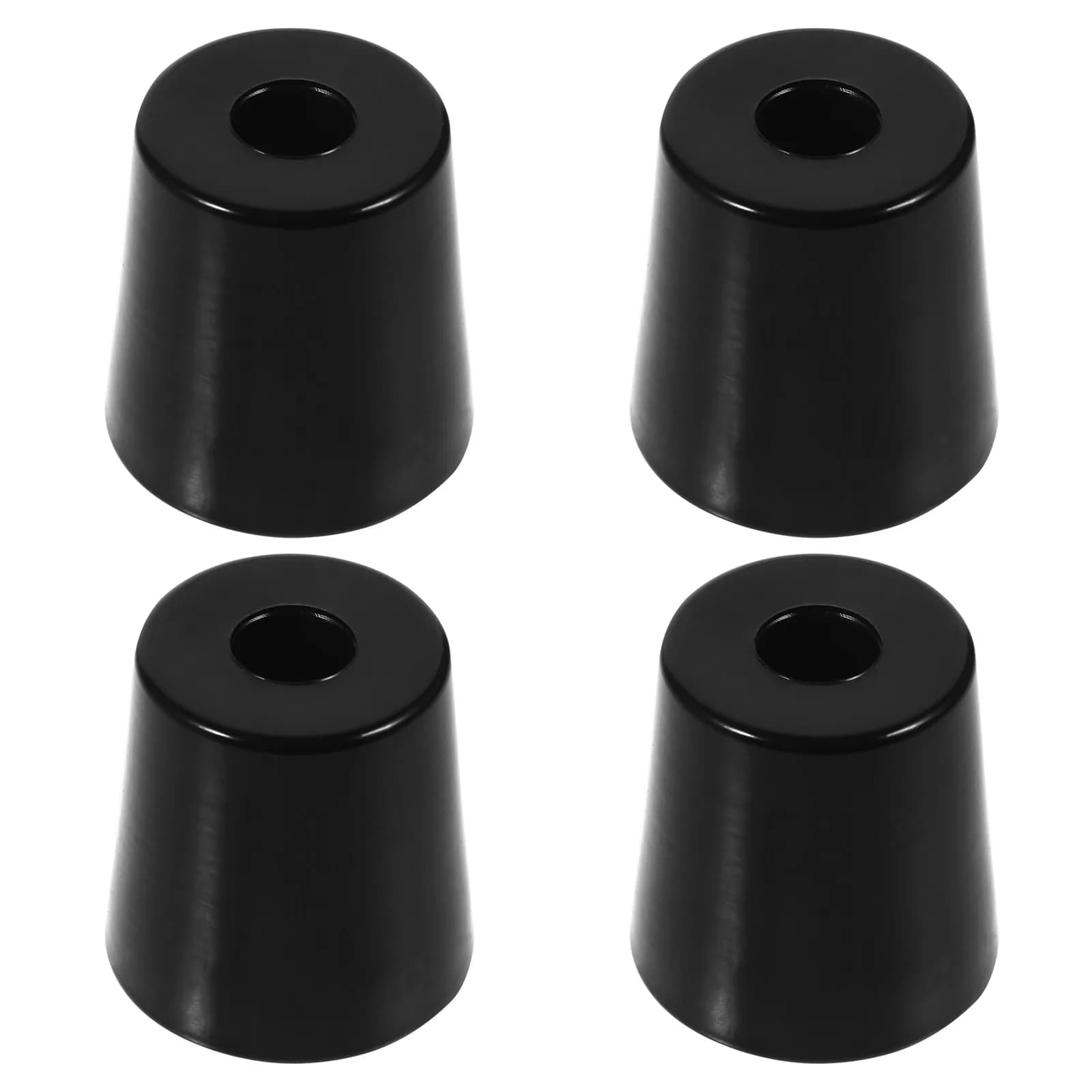 4 Pezzi Paracolpi per Porta Rimorchio in Gomma Resistente a Forma Conica, Rondelle Isolanti per Camion, Rimorchi, Rampa, Accessori Ferma Porta