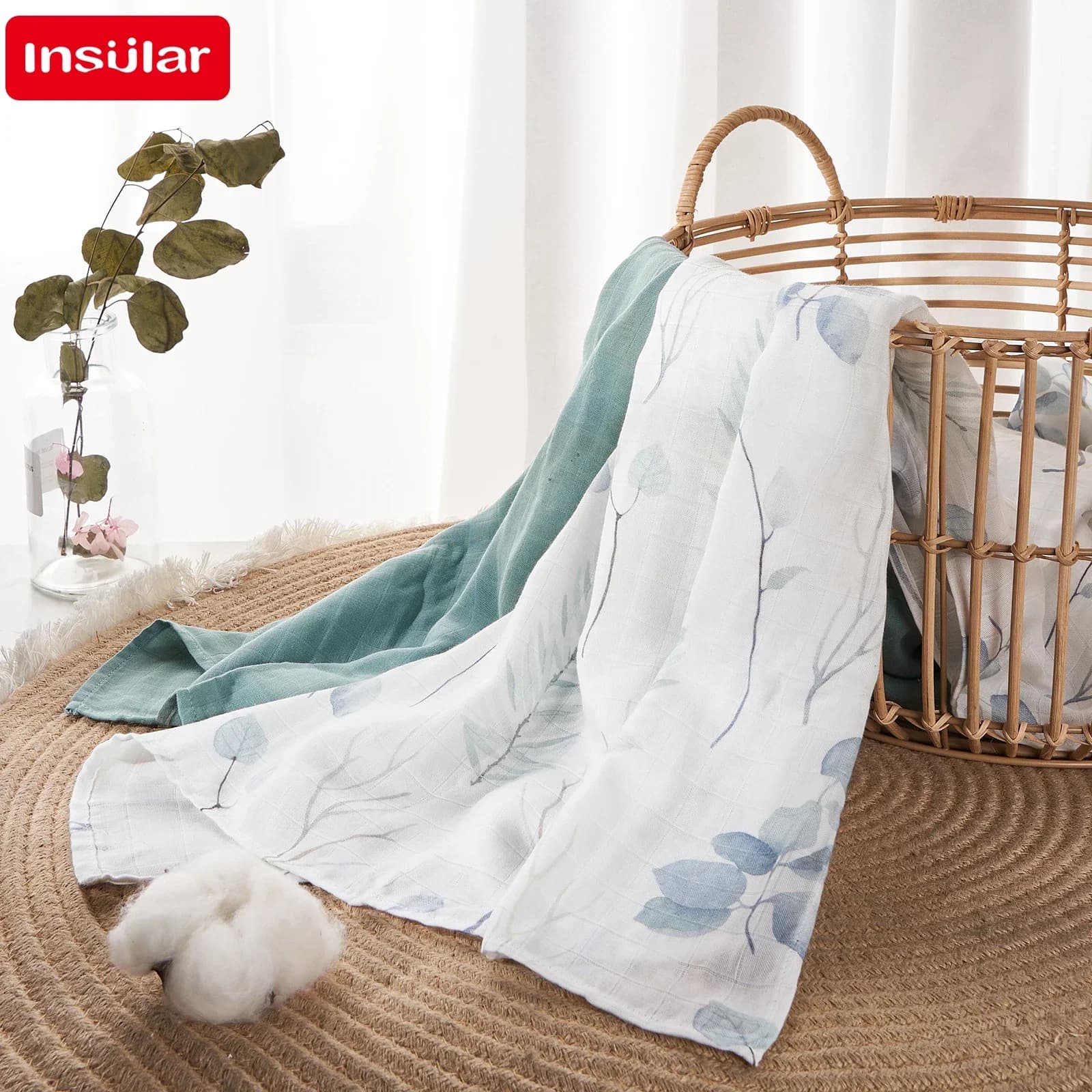 Coperta in mussola di cotone Fasce per bambini Coperta Morbida coperta per neonati Garza da bagno Infantile Avvolgere i bambini Sacco a pelo Passeggino Cover130 * 130 cm