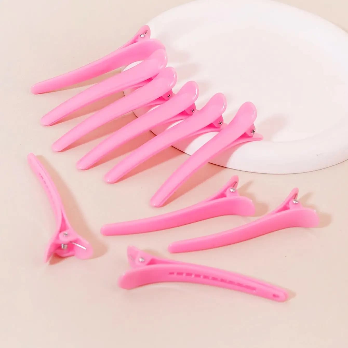 10Pcs/Set Plastic Edge Clip Hairpin Accessories Duck Beak Clip Hairpin Hair Styling Tools For Hair Accessories