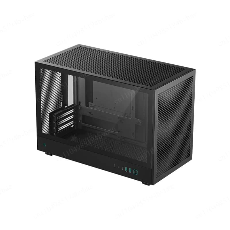 CH260 chassis desktop computer host supports M-ATX motherboard with 360 degree water-cooled heat sink for back insertion