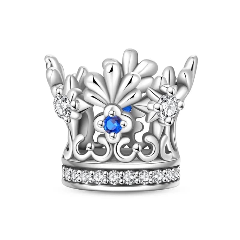 Ciondoli in argento sterling 925 con motivo Re della Foresta per donne, compatibili con braccialetti originali, ideali per regali fai-da-te di San Valentino.