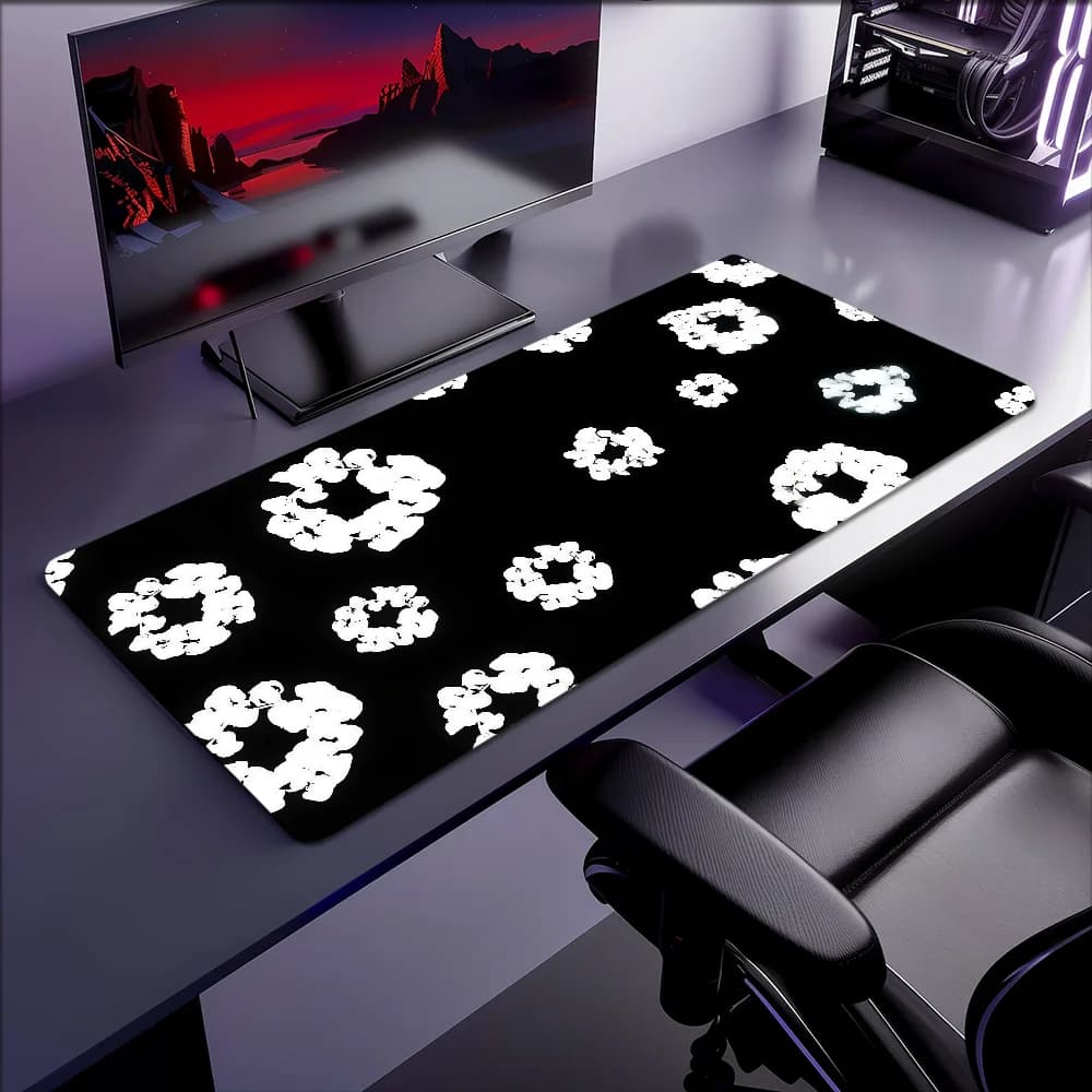 Fashion Mouse D-Denim Pad Gaming Office Logo Desk Tears Pads Large For Computer Flower Non-slip Lockedge MousePad