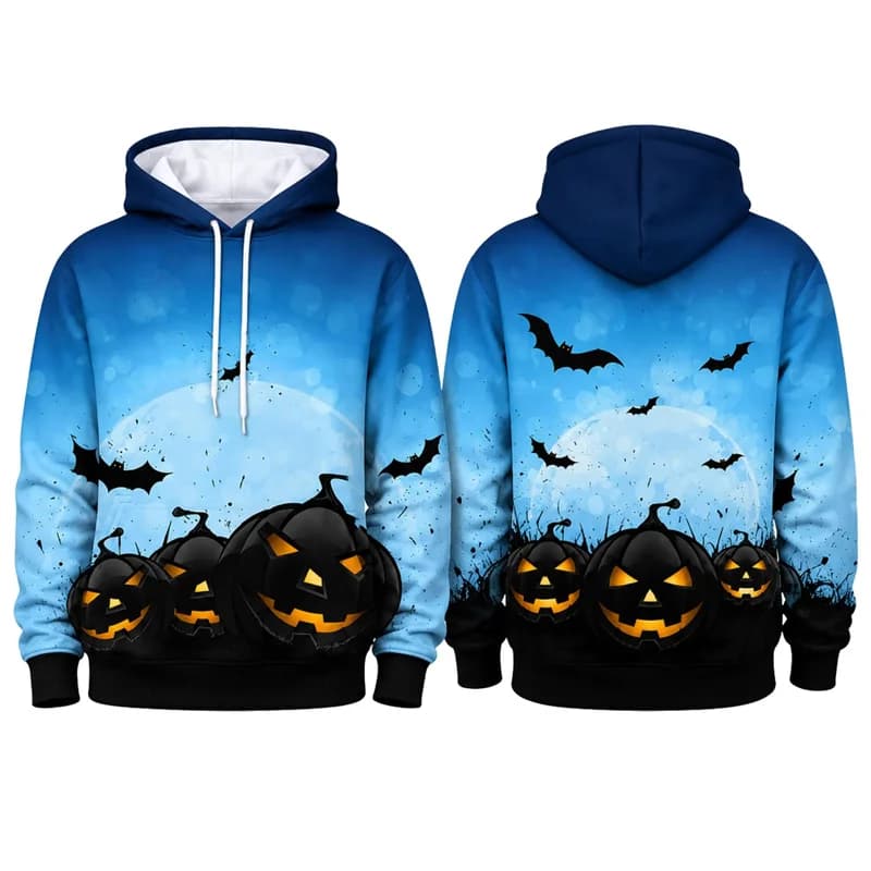 Halloween Skeleton Bone 3D Print Hoodie Unisex Pullover Sweatshirt Horror Cosplay Party Casual Streetwear Costume Tops