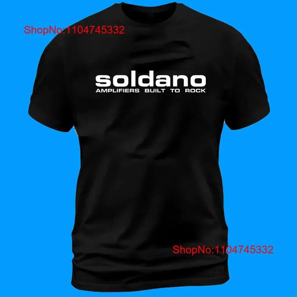 New SOLDANO AMPLIFICATION Funny T Shirt Made In USA S 5XL vintage Washed Comfortable fashion Stylish Versatile streetwear Soft