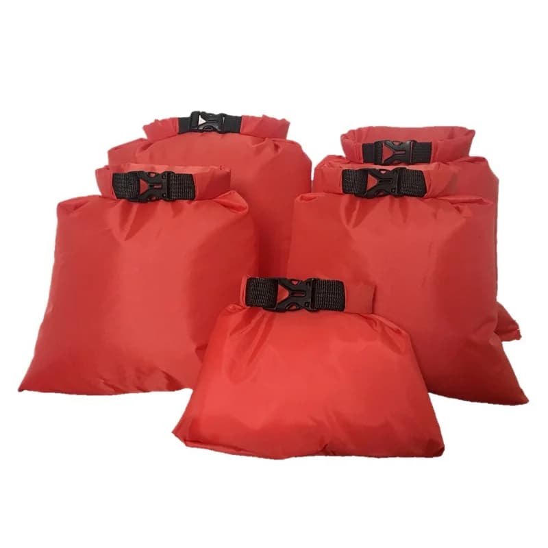 5 pcs outdoor beach dry bag with travel bag buckle drifting swim snorkeling waterproof bags accessories
