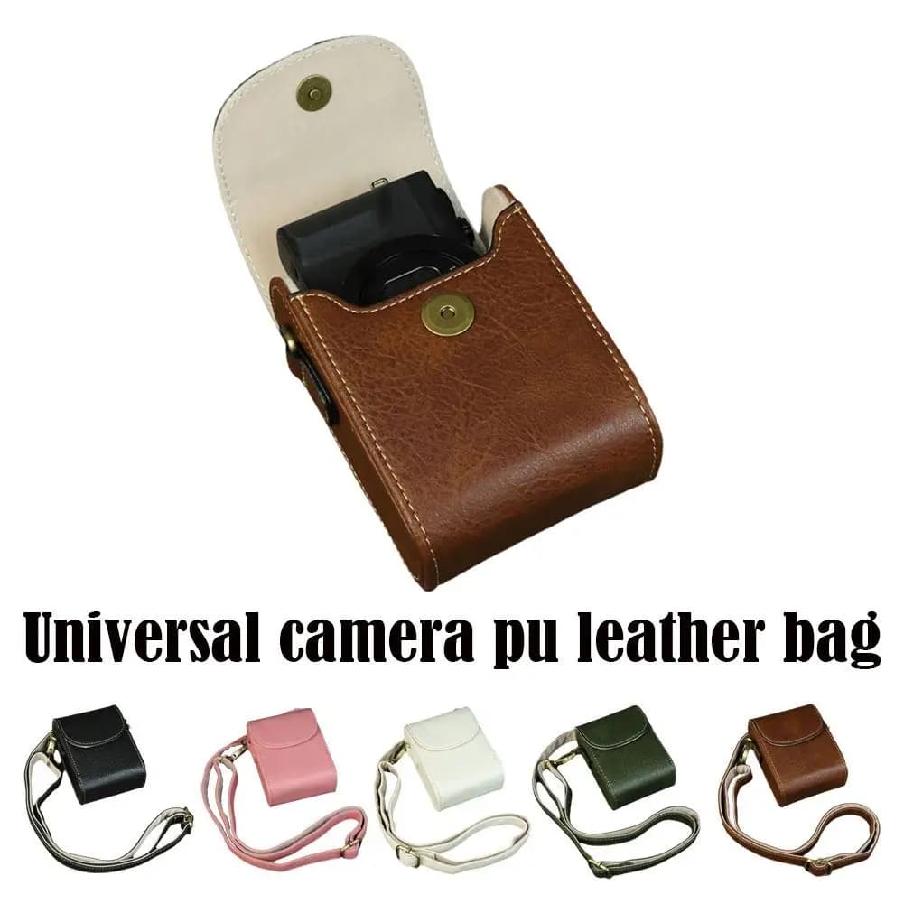 Universal leather photo bag for Lumix zs99/tz99 Sony zv1m2 Canon sx730/740 Shoulder bag Shoulder bag for camera