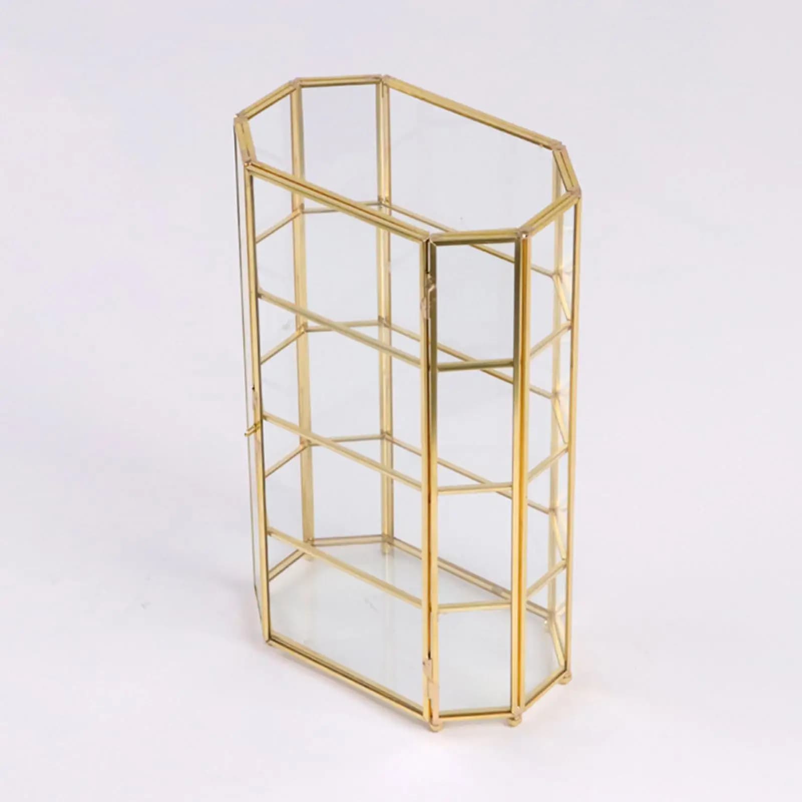 Glass Jewelry Box Delicate Storage Trinket Multi Function Practical Decorative Box for Bedroom Bracelet Women Living Room Rings