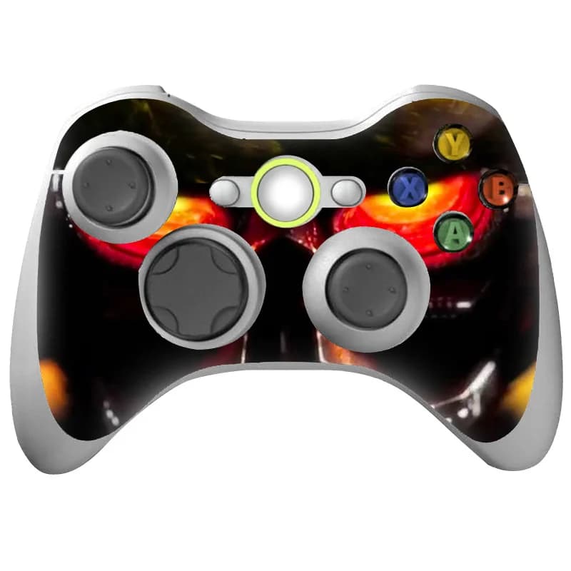 2 pz/lotto per adesivi Controller xbox 360 accessori OEM 360 giochi sottili adesivo pelle all'ingrosso 360 e pelli Controller Console