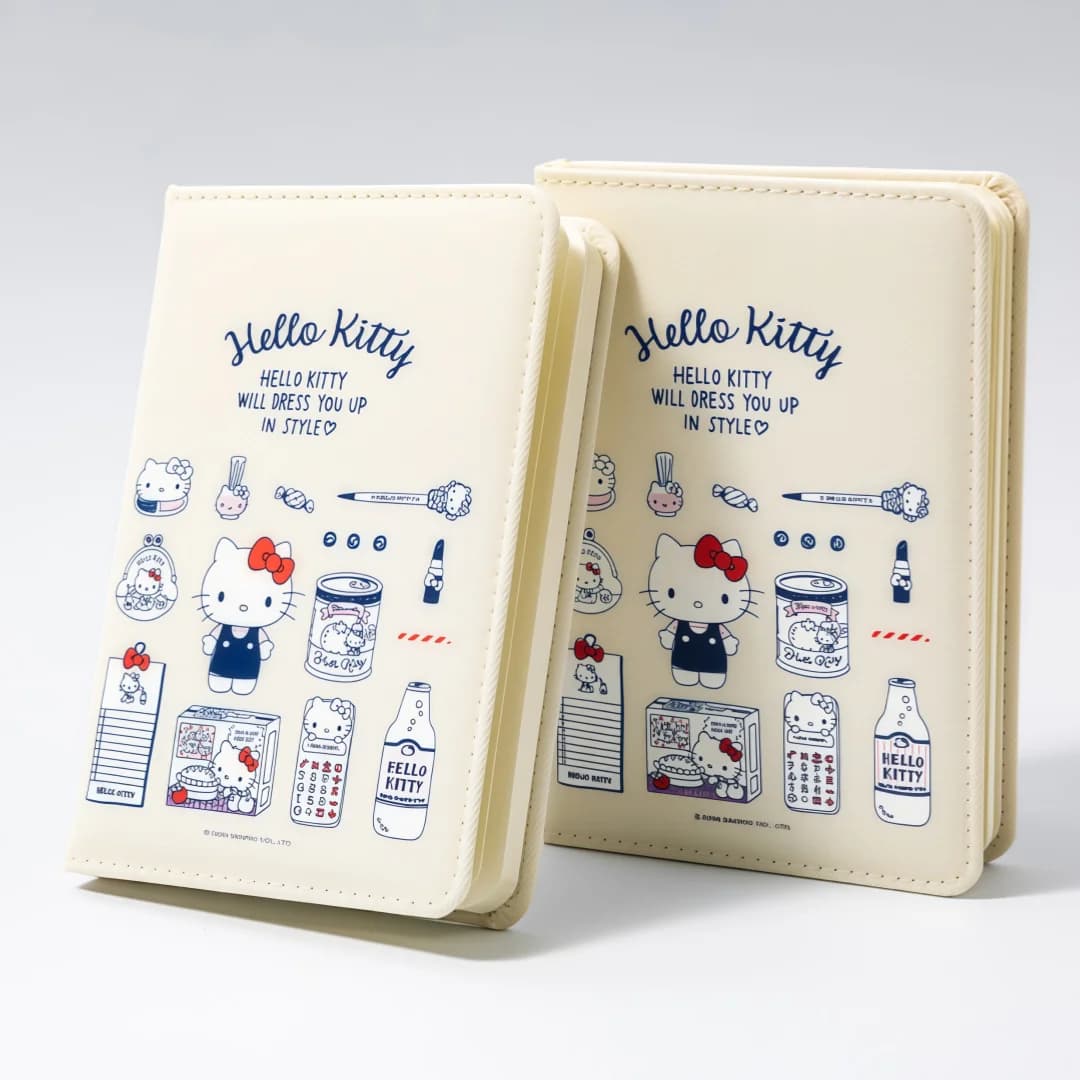 Sanrio Genuine Hello Kitty Cute Pu Notebook Cartoon Notepad Student Planner Stationery Gift
