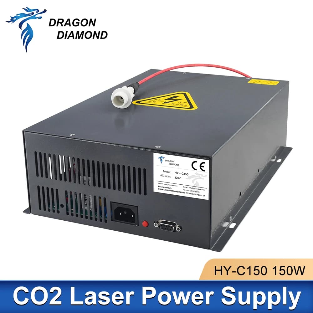 150W Original PSU HY-C150 Laser Power Supply 110V 230V For YUEMING Laser Tube Co2 Engraving Cutting Machine