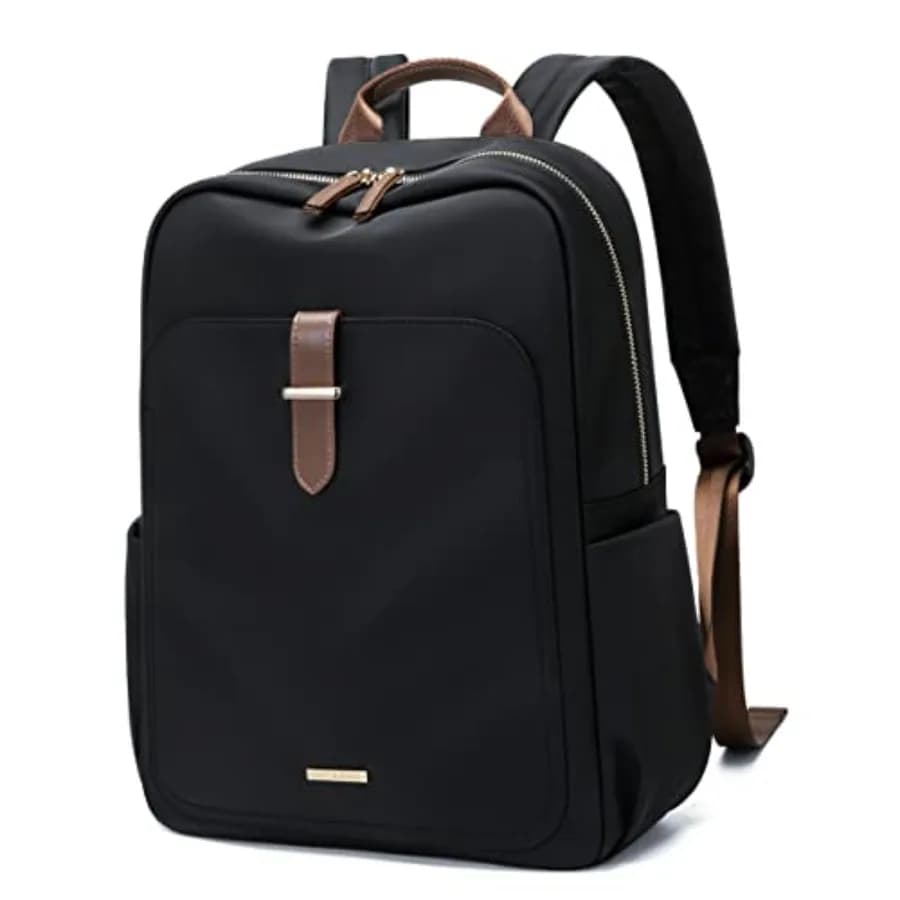 Zaino per laptop da donna, borsa casual da giorno, per lavoro e viaggi, adatta per notebook