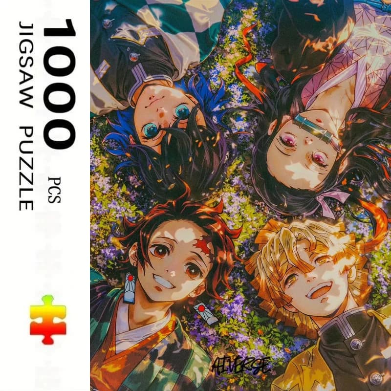 Japanese Anime Characters New Style Educational Puzzle Difficult Challenge Leisure Decompression Jigsaw Puzzle