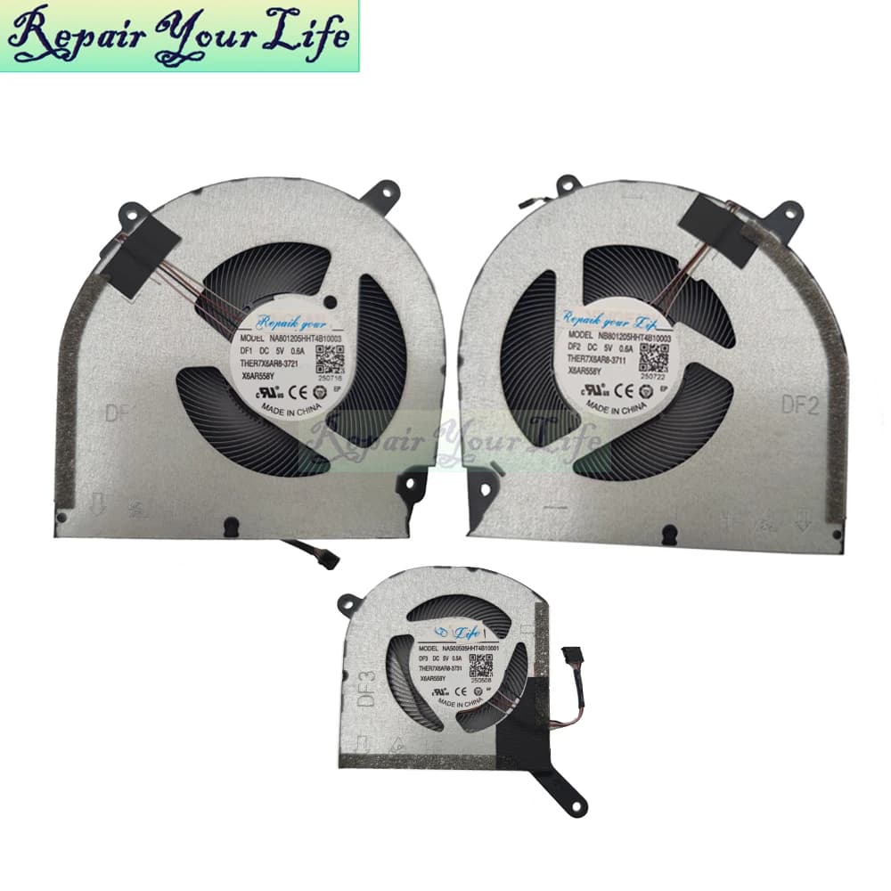Notebook CPU GPU Ventola Del Radiatore di Raffreddamento Per MECHREVO 16 Ultra U9 RTX5080 R9 RTX5090 THER7X6AR8-3731 3711 3721 NA500505HHT4B10001