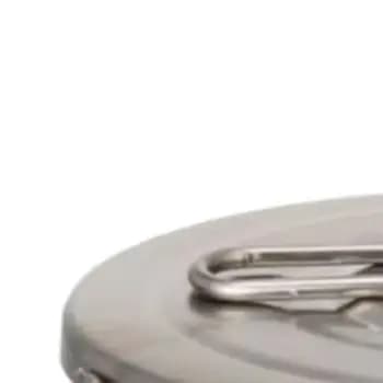 Stainless Steel Outdoor Cooking Pot with Foldable Handle for Camping Steaming and Portable Meal Prep Using 304 Grade Material
