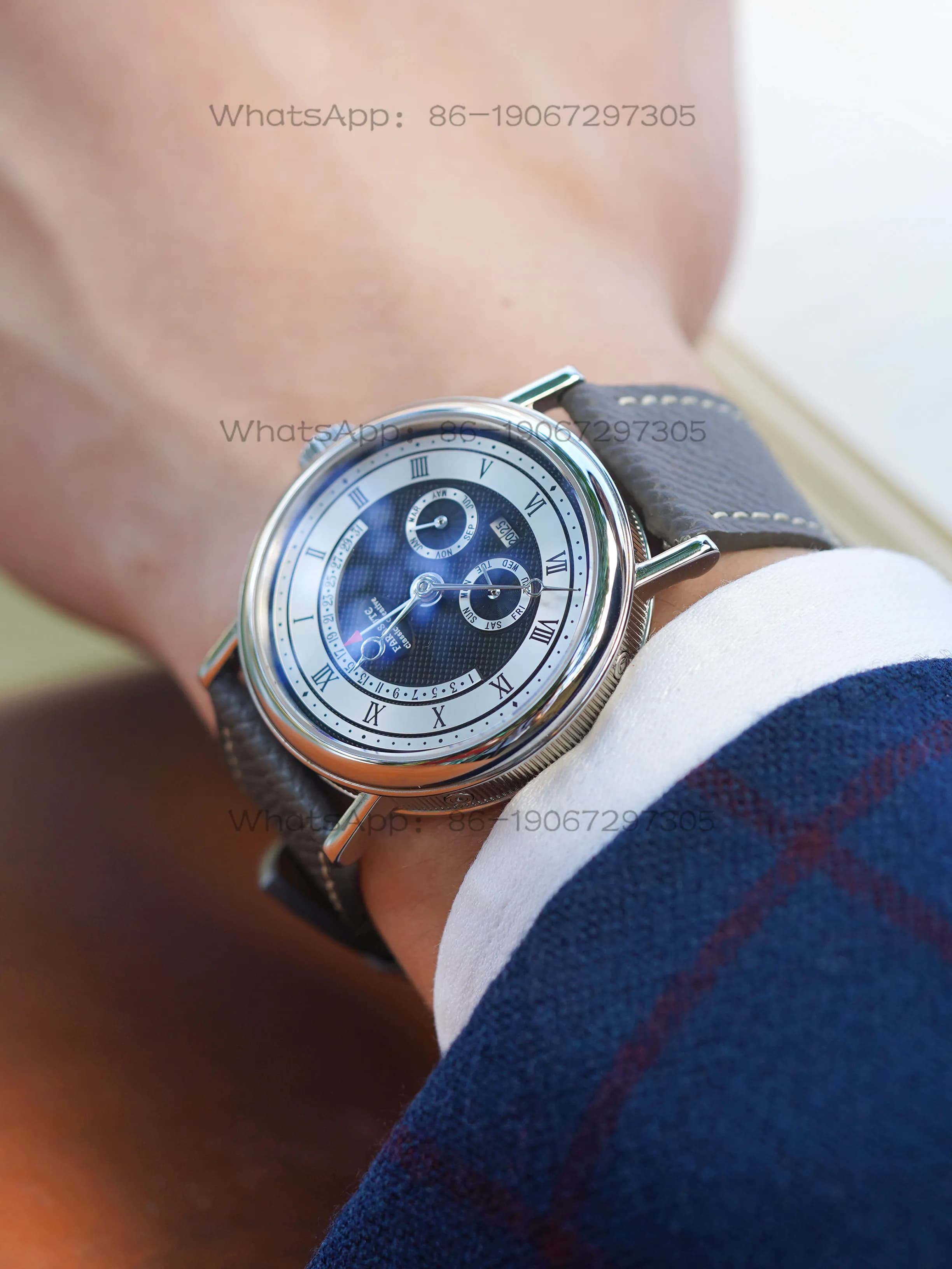 Magic City Watch Store Watch Annual Calendar Mechanical Men's Light Luxury Watch Business Leisure Mechanical