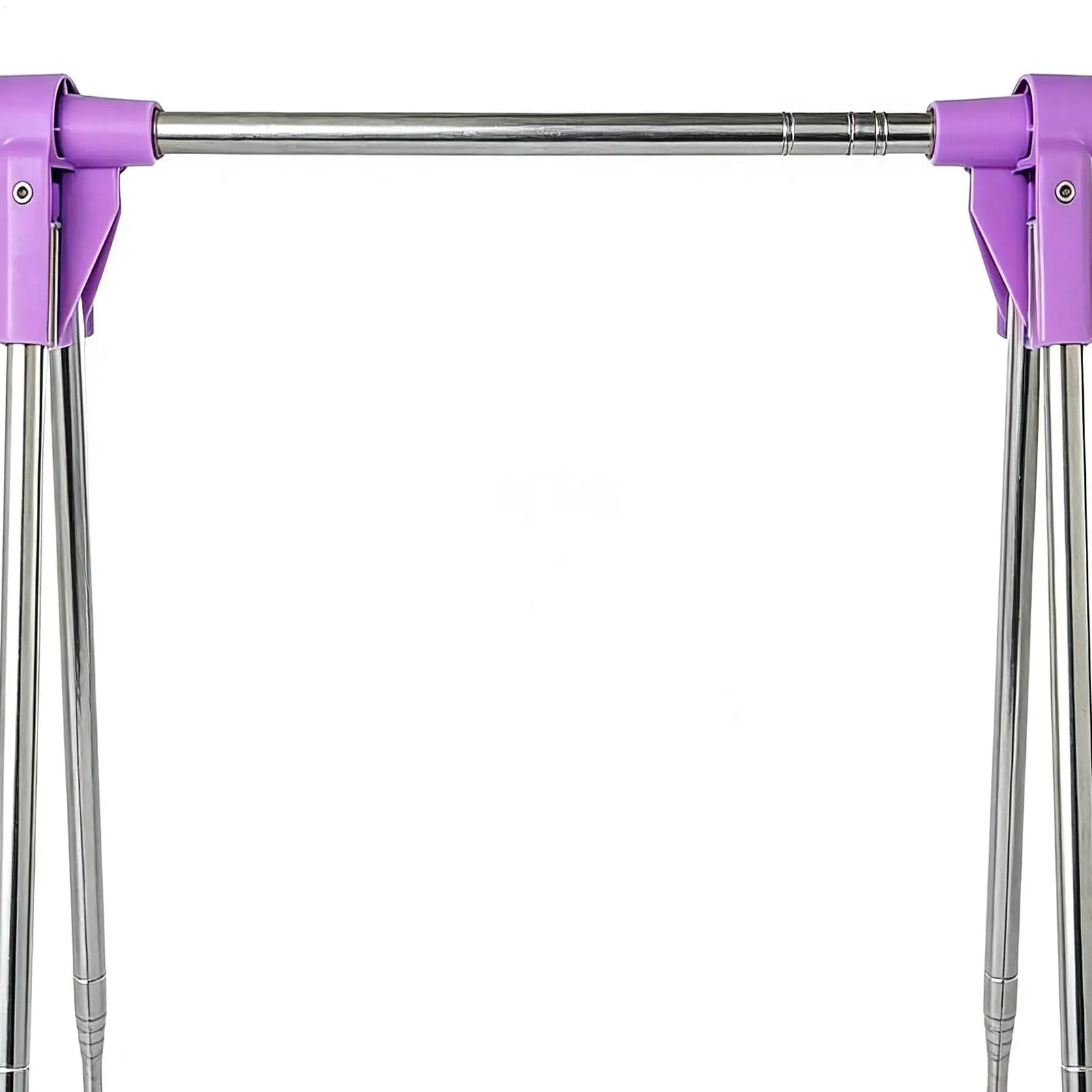 Stendibiancheria Pieghevole in Acciaio Inox, Stendino Retrattile per Asciugare Vestiti e Asciugamani, Ideale per Balcone, Viaggi, Campeggio, Bagno, Camera da Letto