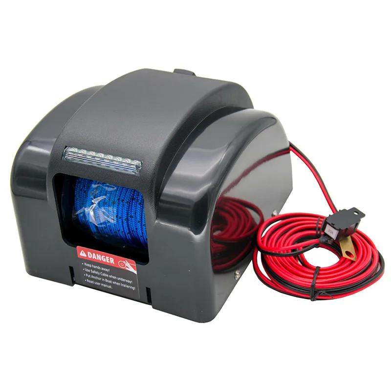 Wench electric anchor for boat anchorage Kit for 12V salt water anchor with wireless remote anchorages up to 45 pounds